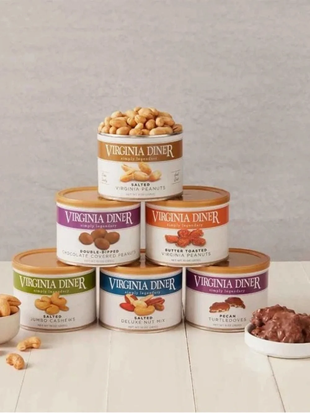 9 oz Can Salted Virginia Peanuts